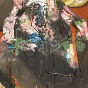 Roberto Cavalli Multicolor Floral Women's long sleeve made in ITALY